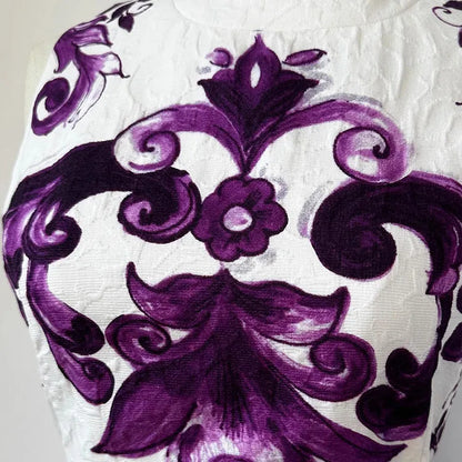 Purple Dolce ss25 dress