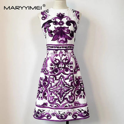 Purple Dolce ss25 dress