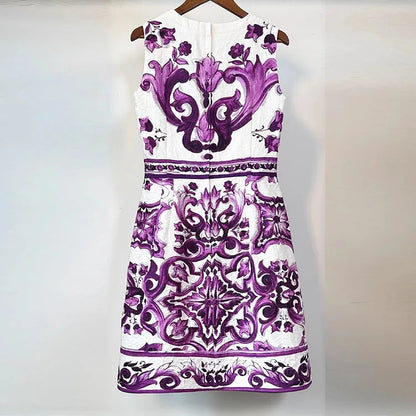 Purple Dolce ss25 dress