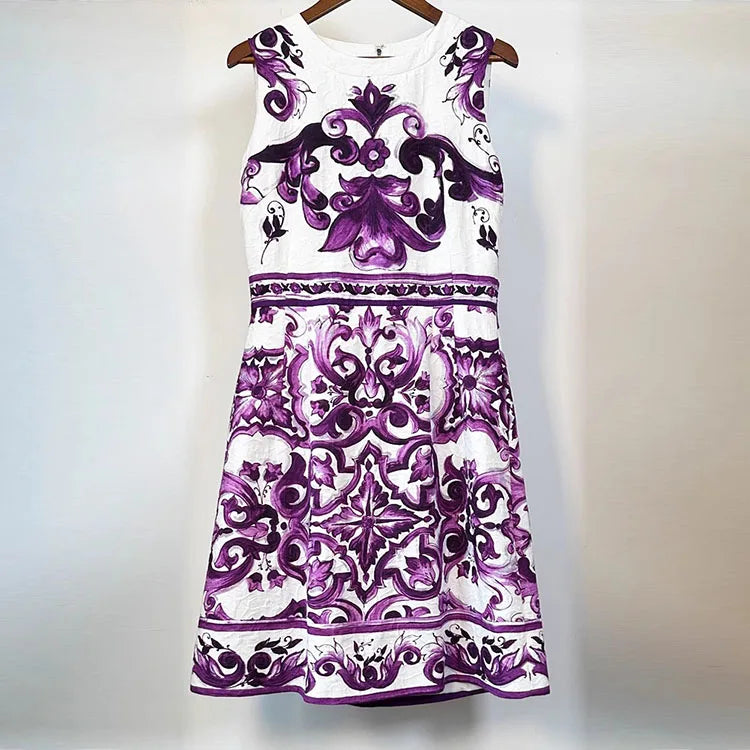 Purple Dolce ss25 dress