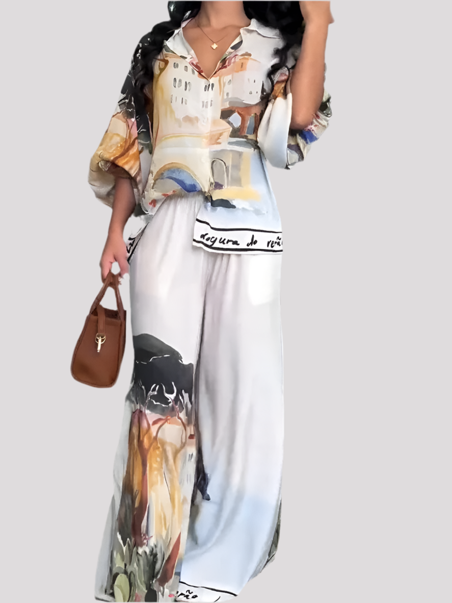 2 Pieces Set  Elegant Casual Set