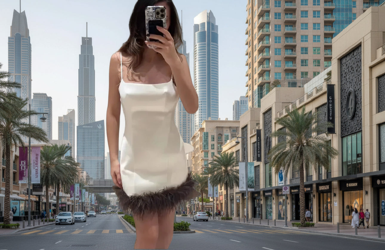 Zara Vibes Mini feather - Shellss