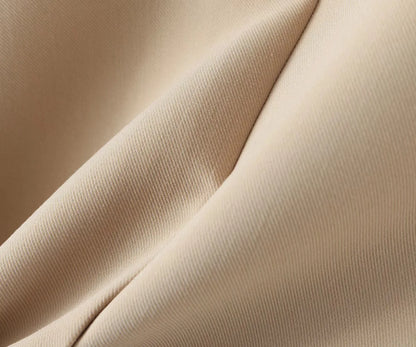 2 pieces 1 set Women One Button Short Blazer Cropped