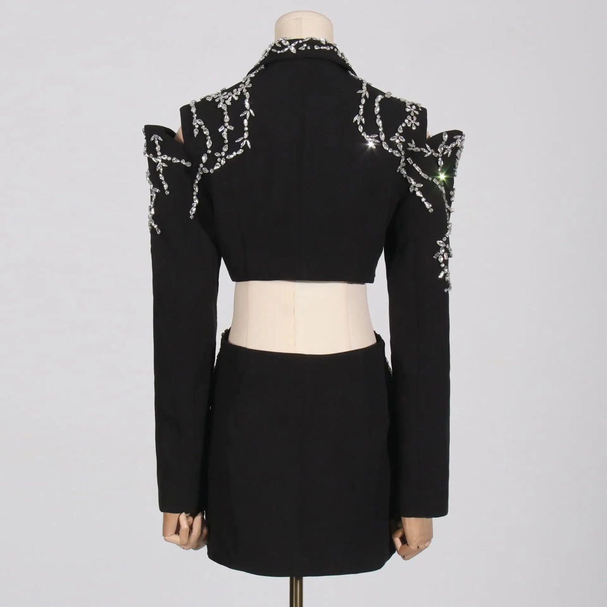 Cut Out Mini PArty Blazer Dress