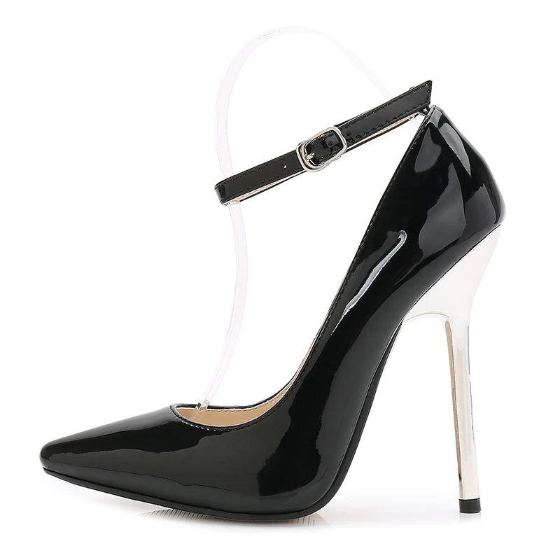 High Heels Shoes Ankle Strap Pumps