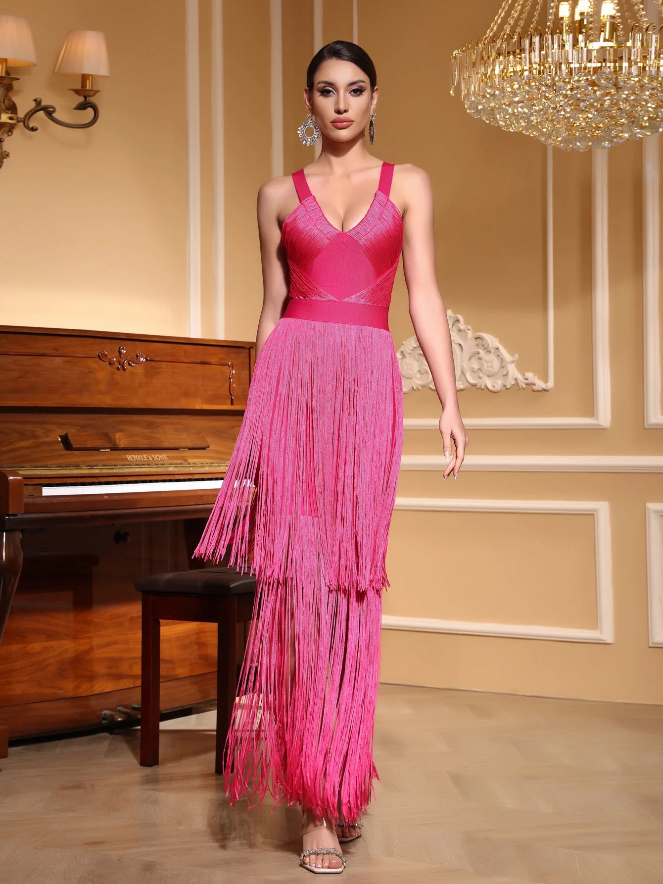 Party Fringe Silk Tassel dress