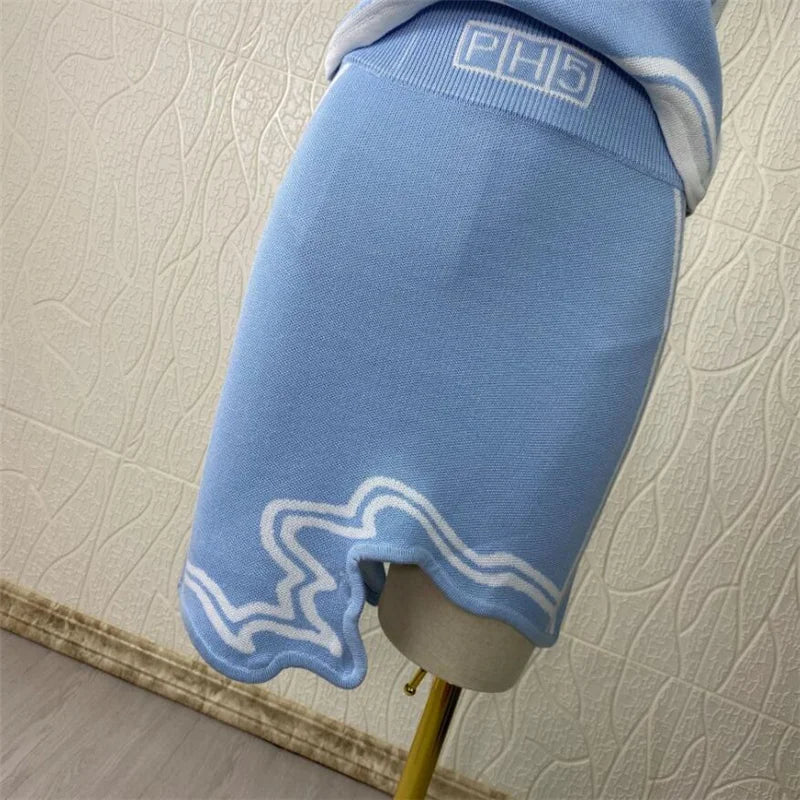 ph5 Wavy vibes skirt Asymmetrical posh - Shellss