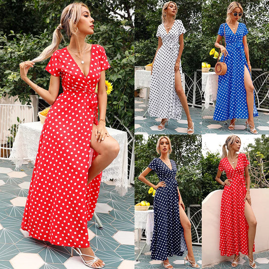 Long slit Dress
