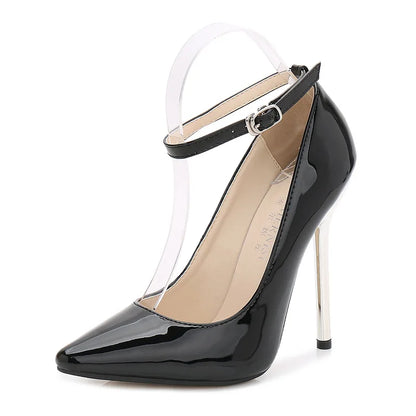 High Heels Shoes Ankle Strap Pumps