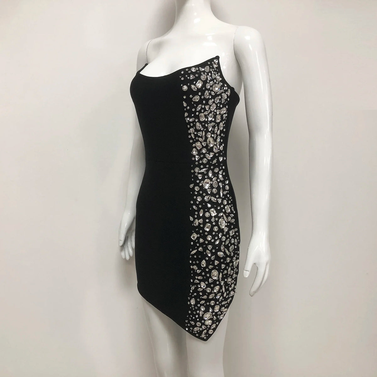 Party Mini Dress with gorgeous rhinestones