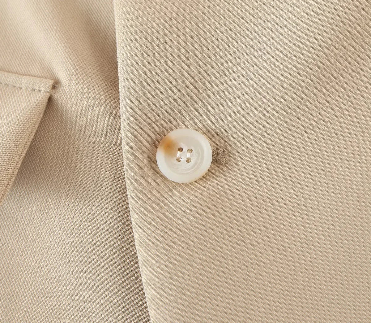 2 pieces 1 set Women One Button Short Blazer Cropped