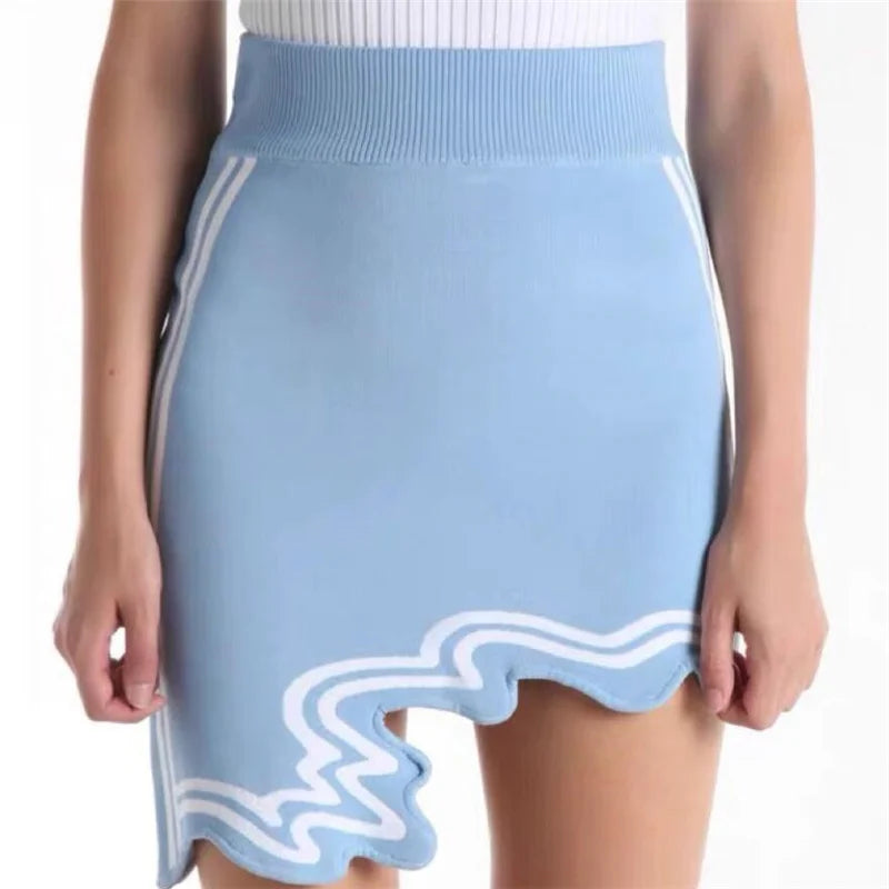 ph5 Wavy vibes skirt Asymmetrical posh - Shellss