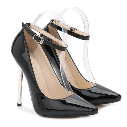 High Heels Shoes Ankle Strap Pumps