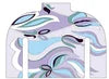 Pleated Purple Pucci Set