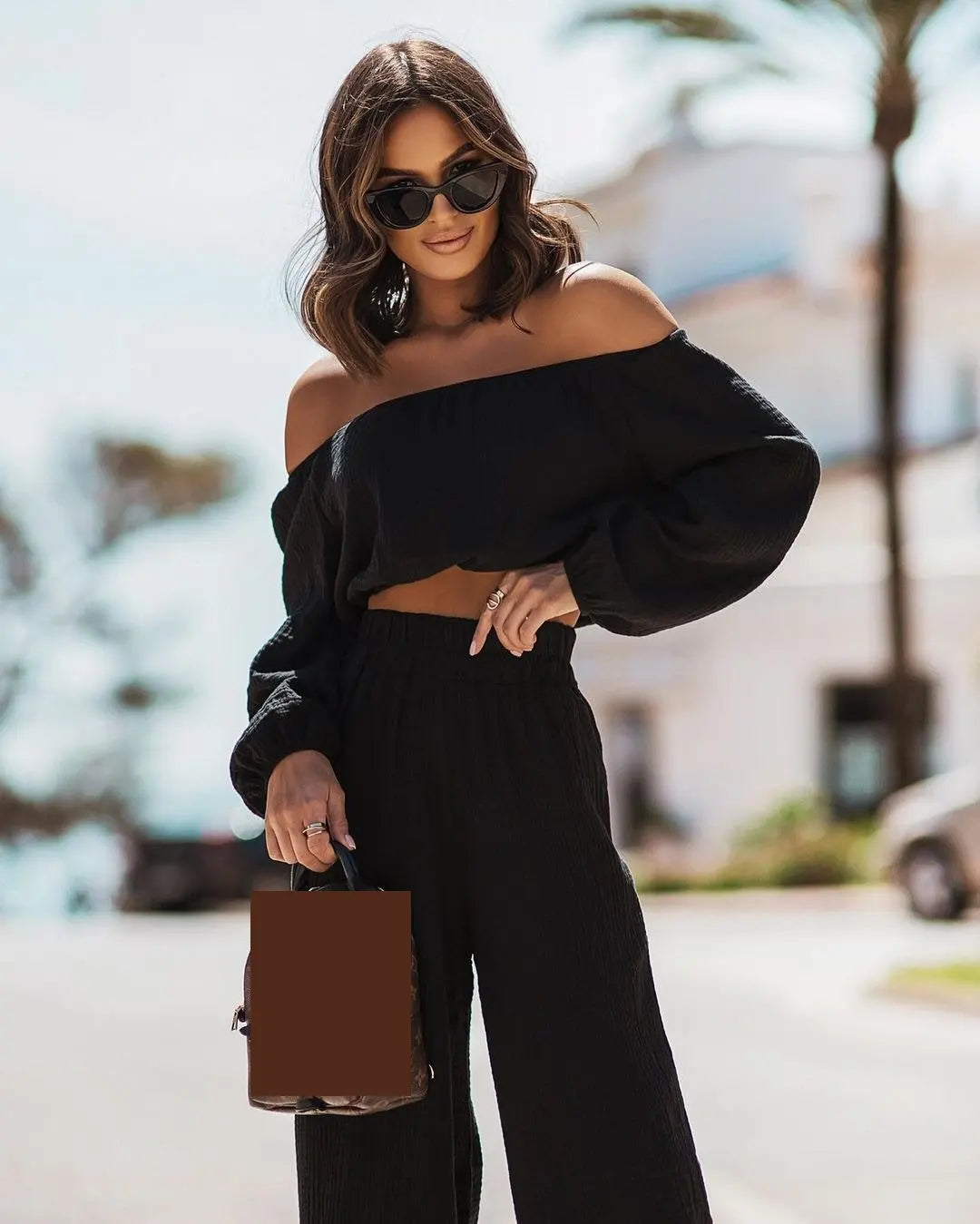 Holiday Lounge Wear Creped