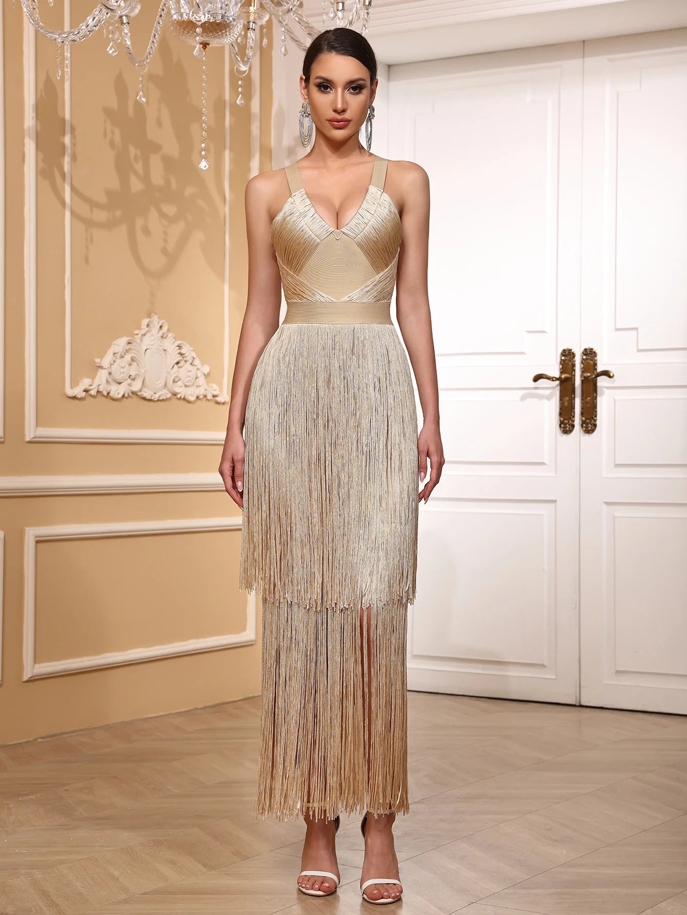 Party Fringe Silk Tassel dress