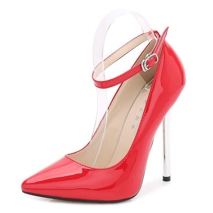 High Heels Shoes Ankle Strap Pumps