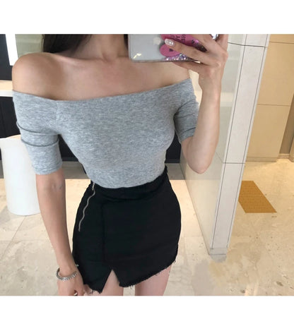 T-Shirt offshoulder Casual