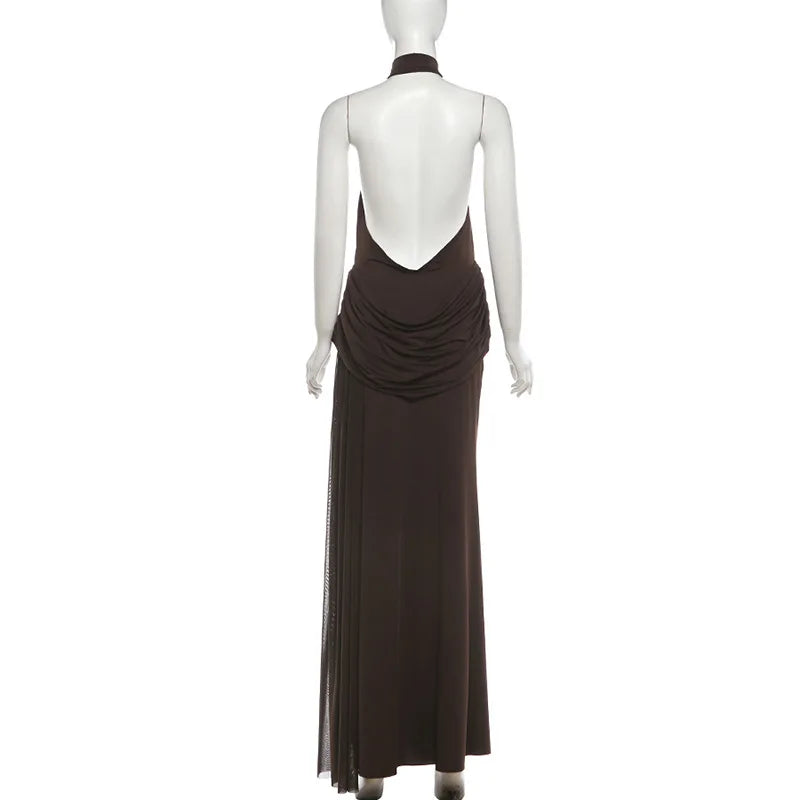 Luxury Glitter Glam Dresses White Brown Party