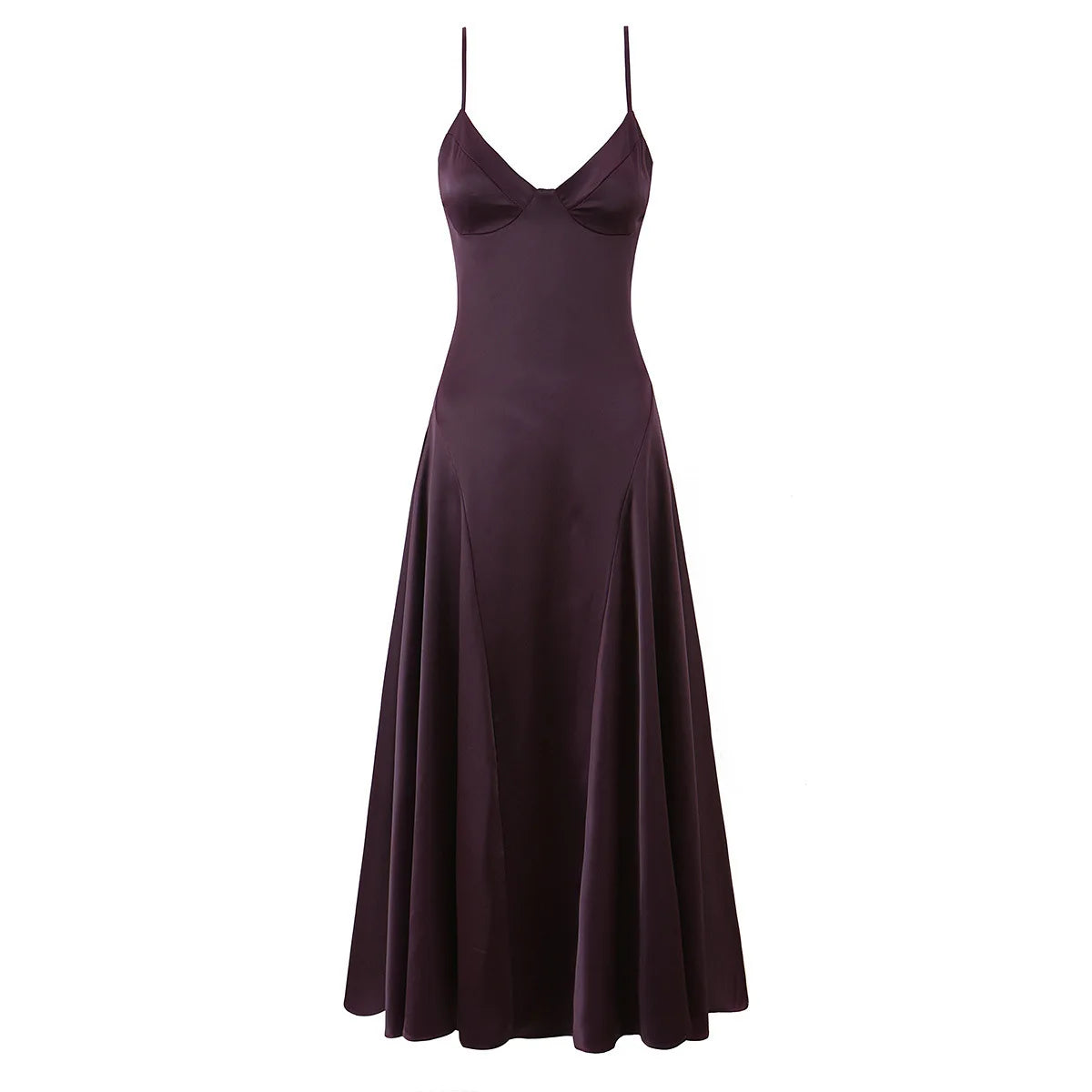 Sexy Heavy Satin High End Summer Spaghetti Strap Women Casual Maxi Long Dress Elegant Ladies Party Club Dress 2026