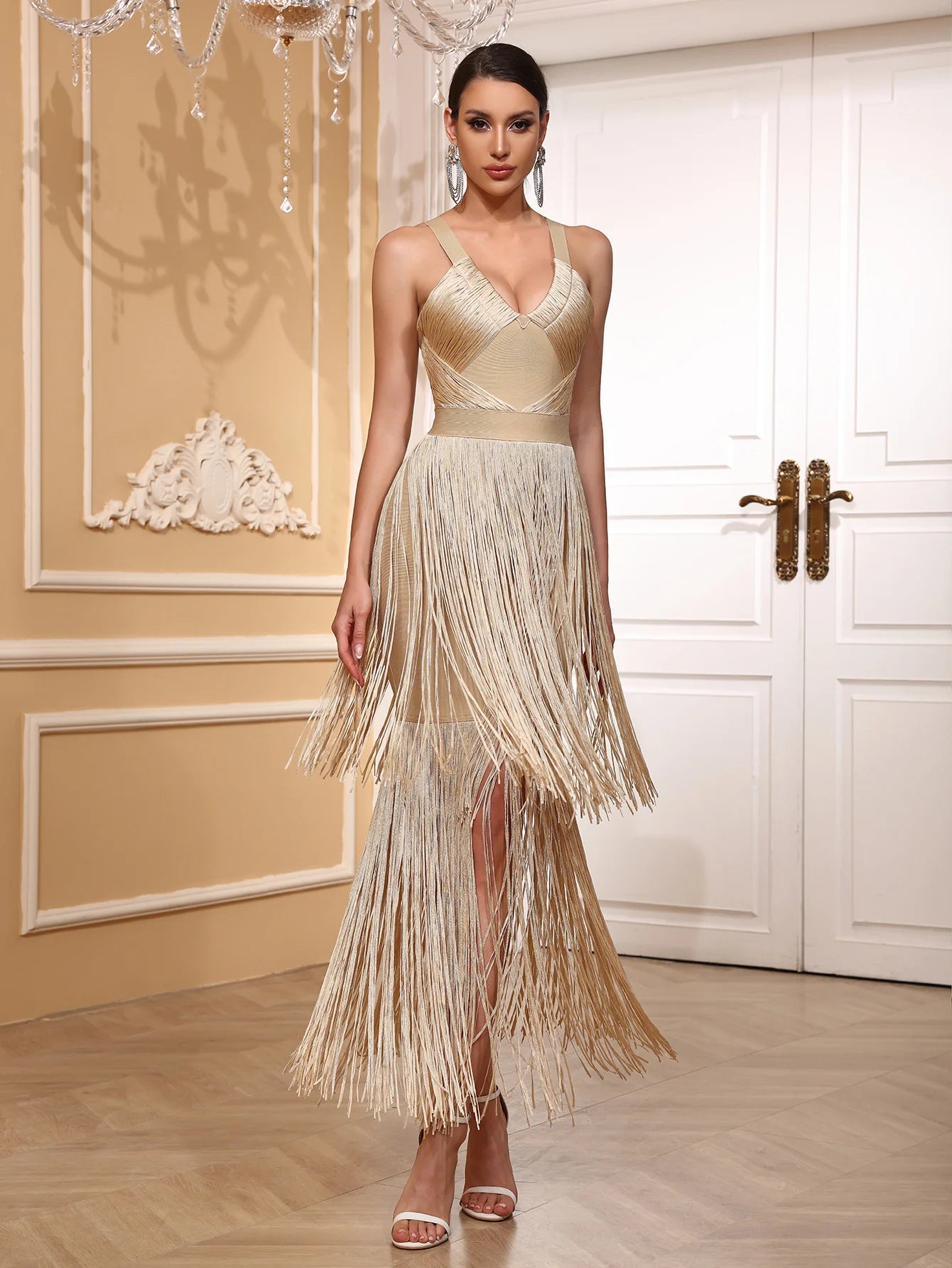 Party Fringe Silk Tassel dress