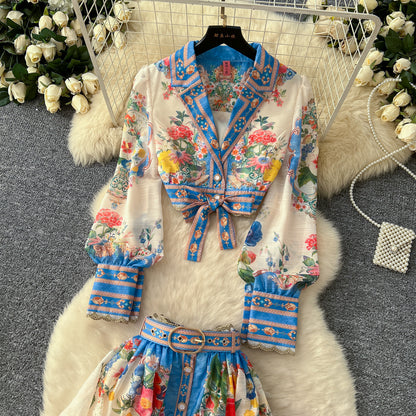 A-line Skirts Set