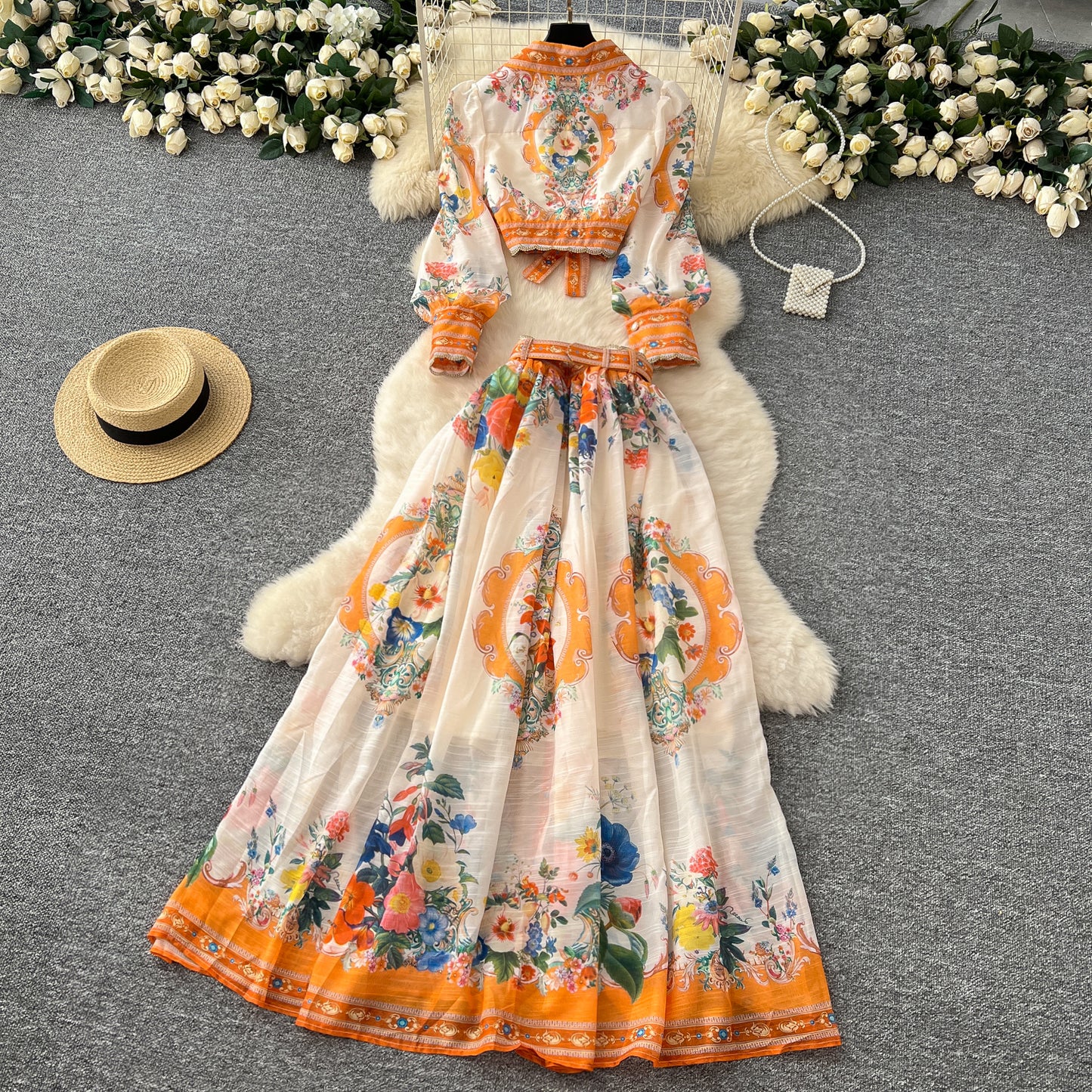 A-line Skirts Set