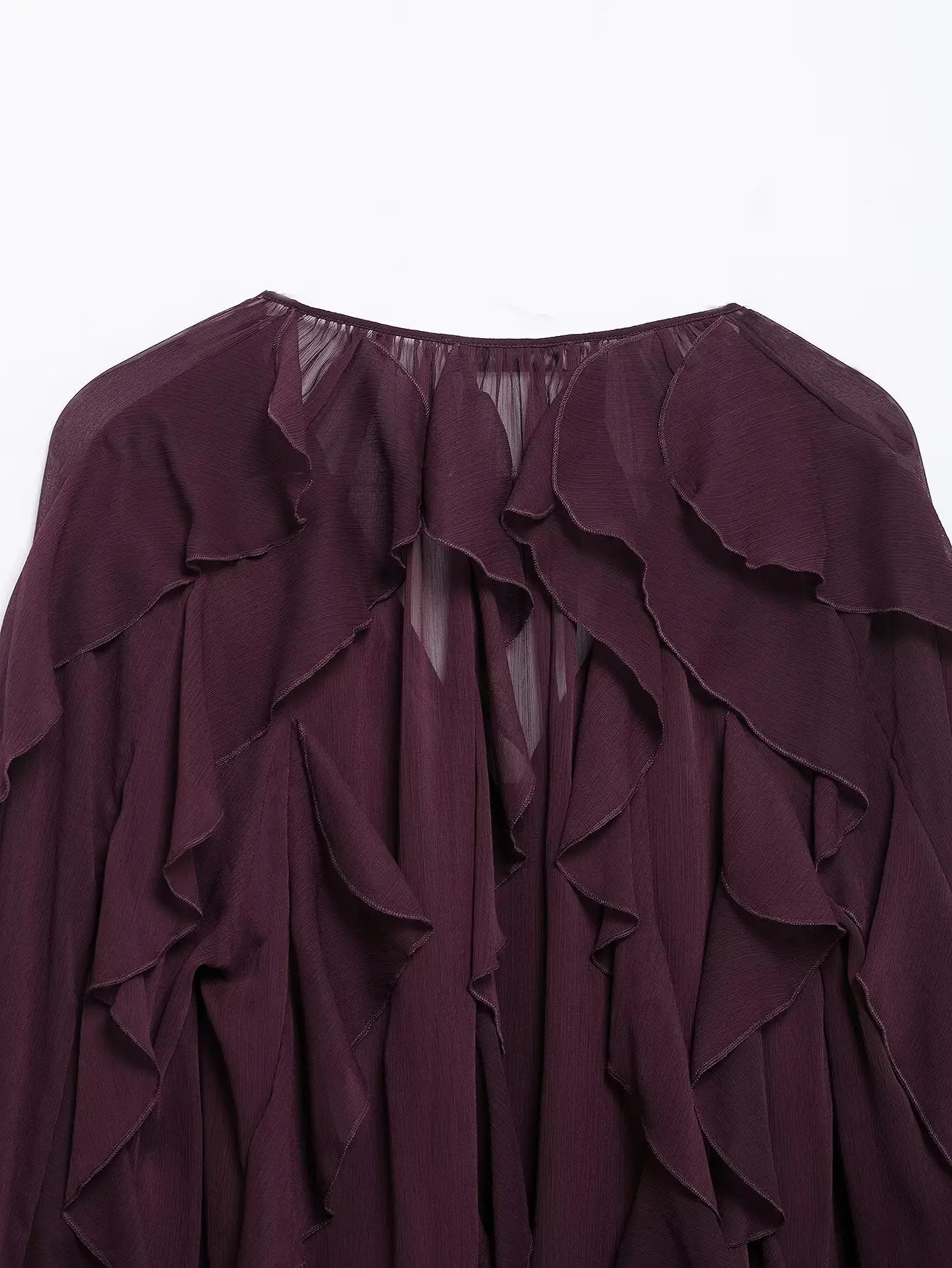 Summer Ruffle frills Top - Shellss