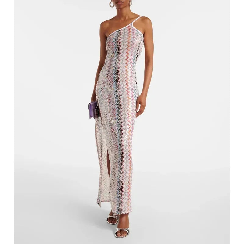 Missoni one shoulder Zig Zag