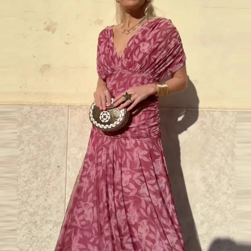 Offshoulder A line flared Dress