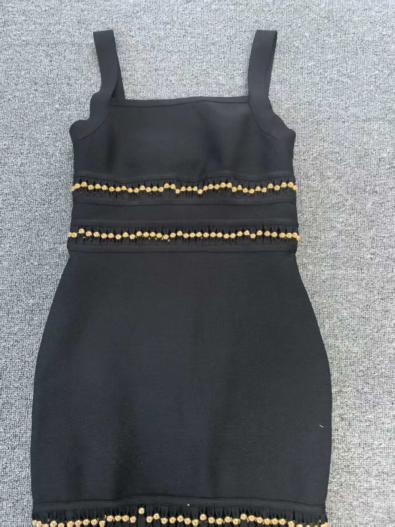 Celebrity Bandage Tassel Dress - Herve Leger spark - Shellss
