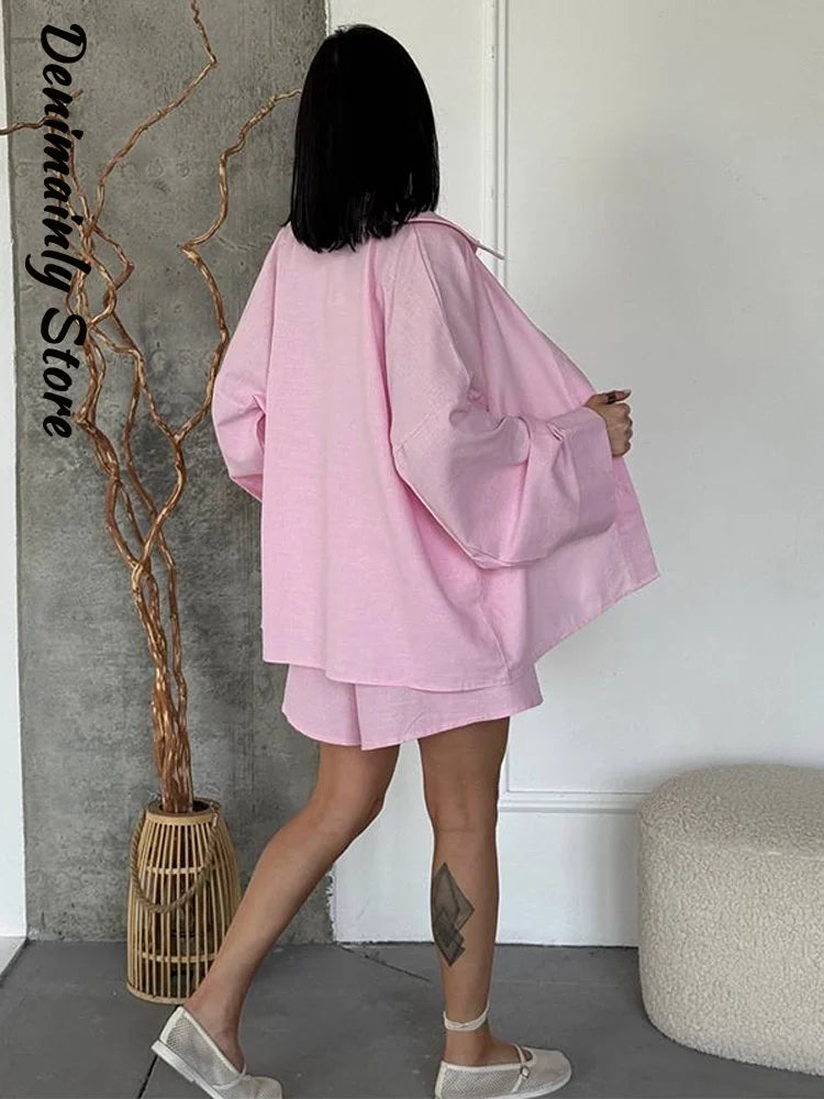Yellows Shosrts Set - Shellss