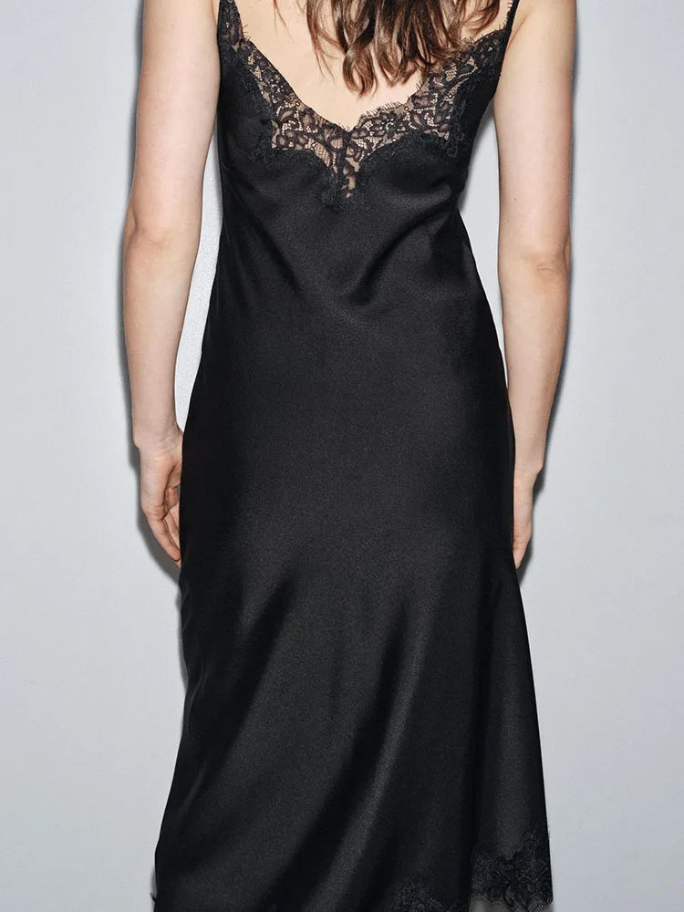 Latest Z ara Lace Satin Dress