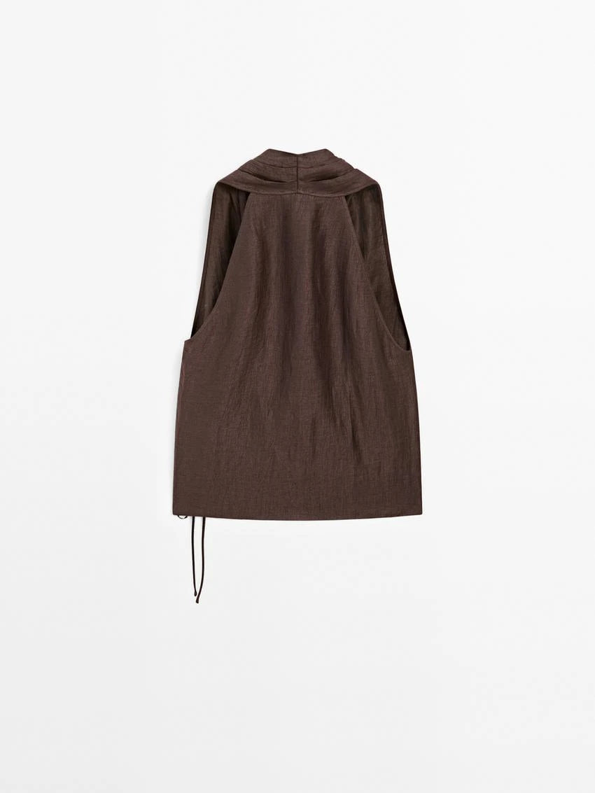 Zara vibes Brown Top