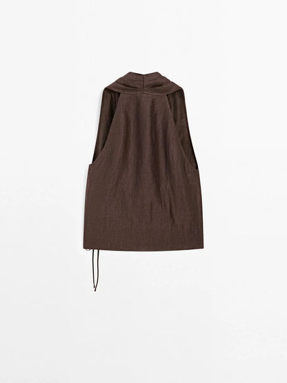 Zara vibes Brown Top