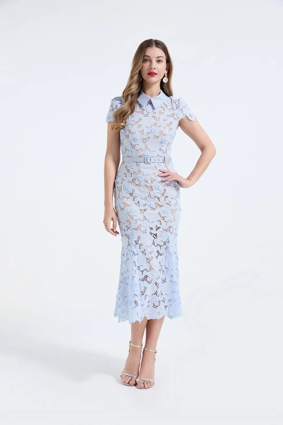Lace Fish Tail Dress selfportarit