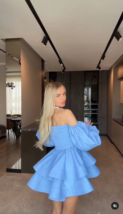 Off-Shoulder Sweetheart Tube Top Dress