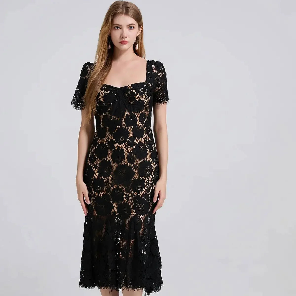 Sexy Elegant Lace Formal Dress