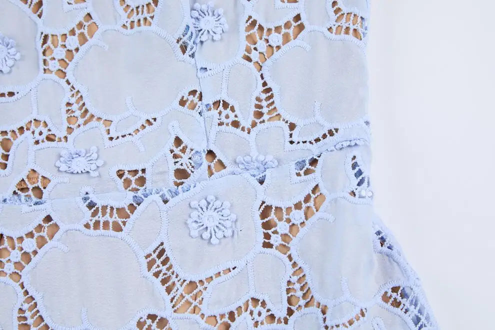 Lace Fish Tail Dress selfportarit