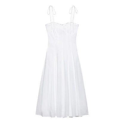 White trending Midi Guess dressd