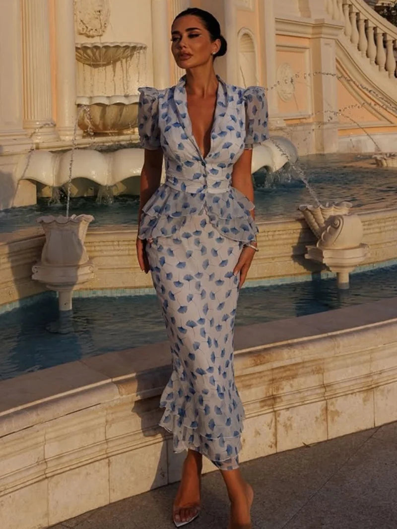 Floral Print 2 Piece Sets