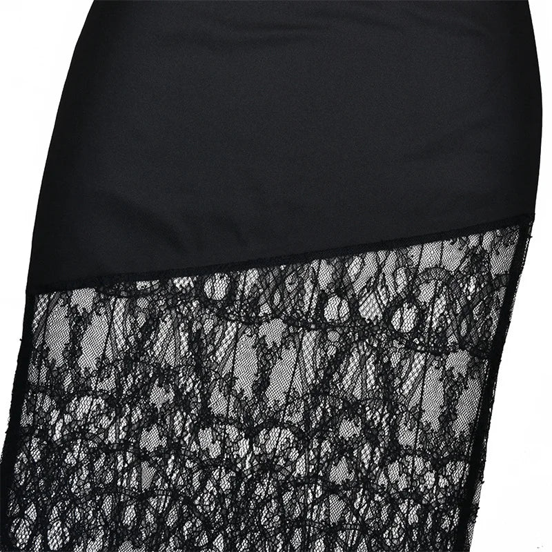 Elegant Queen Lace Collar Black dior vibes