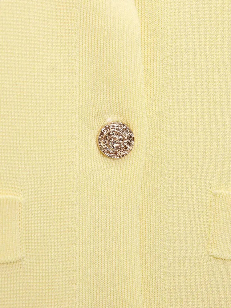 Knitwear Button Ladies Short Sleeve