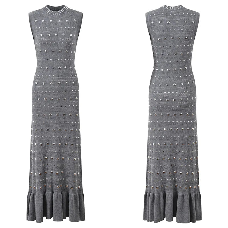 Classy Sandro Riveted Grey - Same day delivery - Shellss