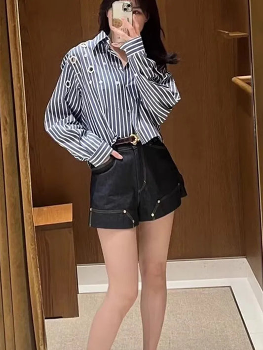 Rhinestone Bead Shirt