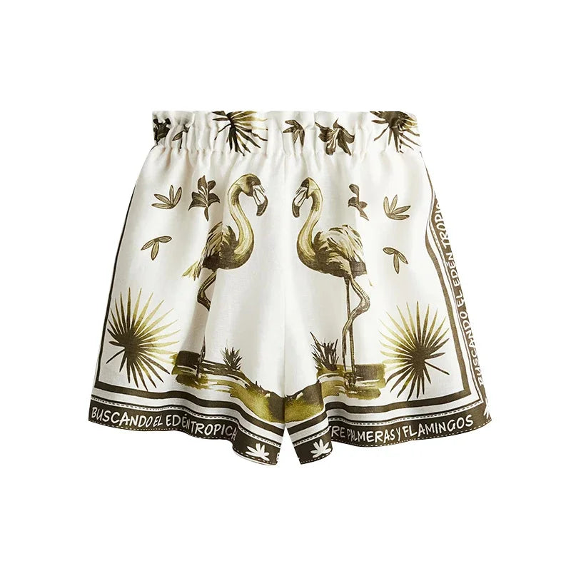 1 Palm shirt & shorts