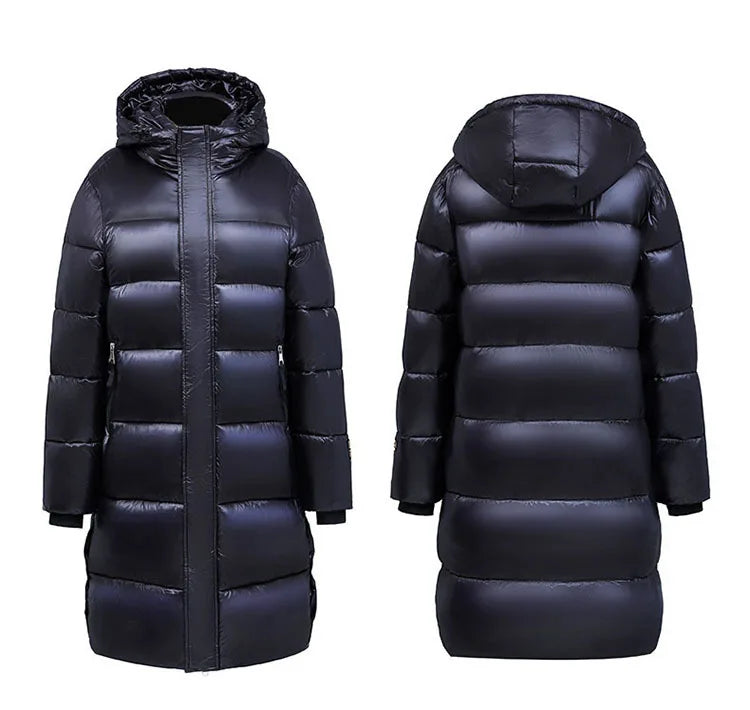 Black Gold Down Jacket For Women's Classics