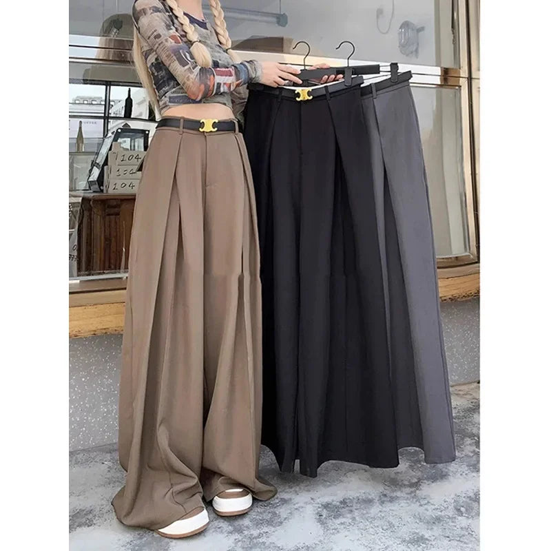 High Waist Loose Wide Leg Pants