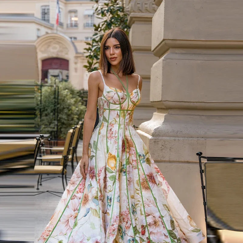 Floral Long Summer dress