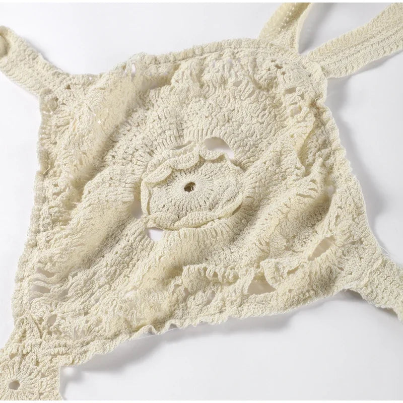Halter crochet party dress cult gaia